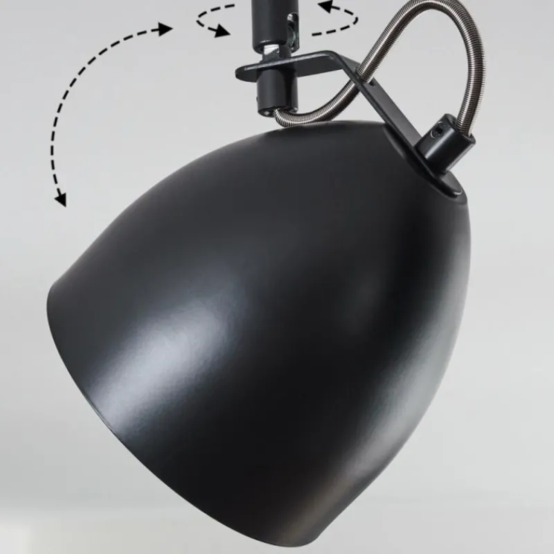 Lampes Dorées-hofstein Bjedstrup Plafonnier, Spot de plafond Noir, 4 lumières