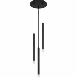 Luminaires Globo Lighting Blake Suspension Noir, 3 lumières* Suspensions