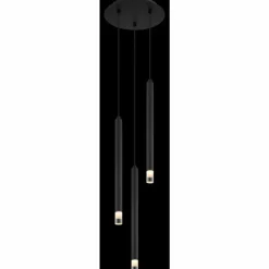Luminaires Globo Lighting Blake Suspension Noir, 3 lumières* Suspensions