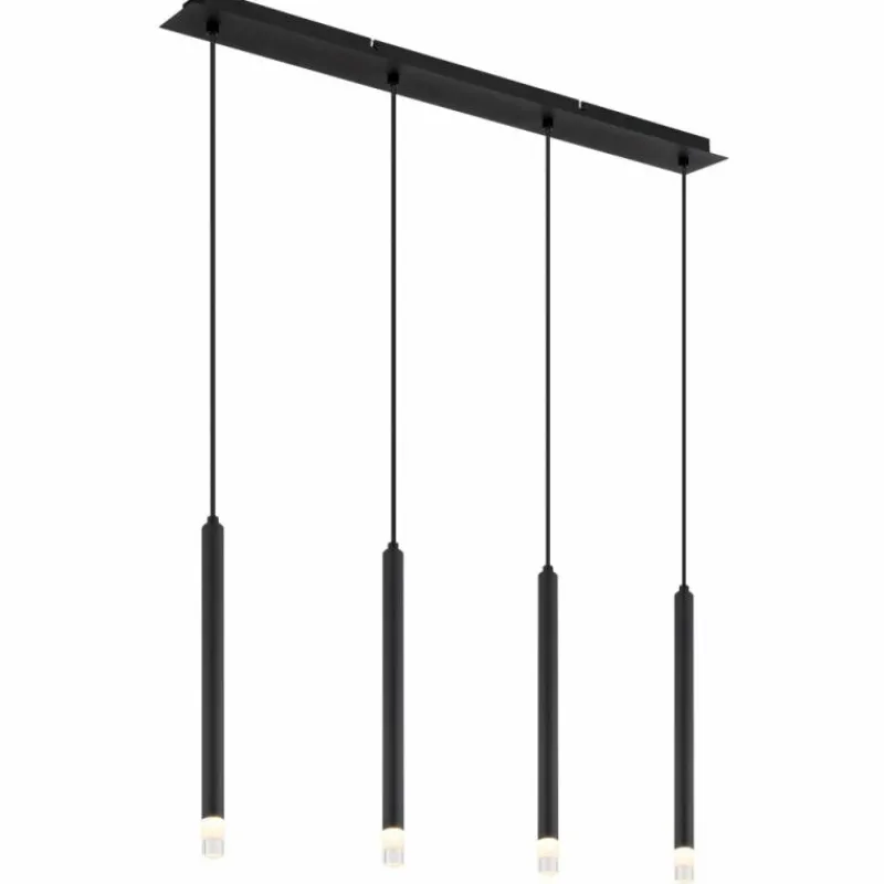 Luminaires Globo Lighting Blake Suspension Noir, 4 lumières* Suspensions