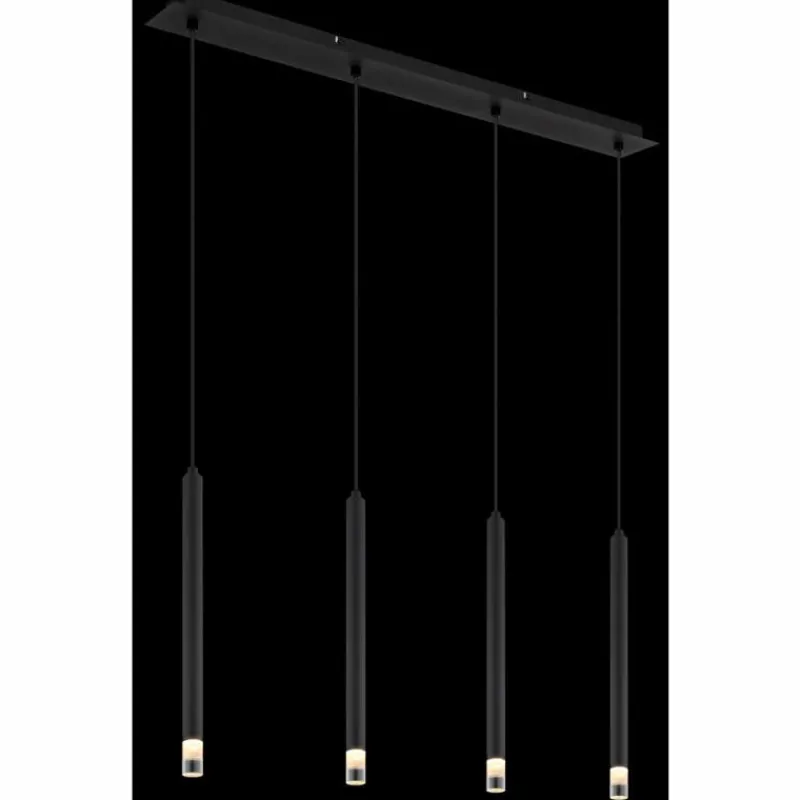 Luminaires Globo Lighting Blake Suspension Noir, 4 lumières* Suspensions
