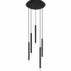 Luminaires Globo Lighting Blake Suspension Noir, 5 lumières* Suspensions