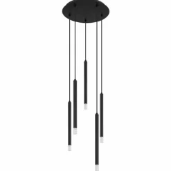 Luminaires Globo Lighting Blake Suspension Noir, 5 lumières* Suspensions