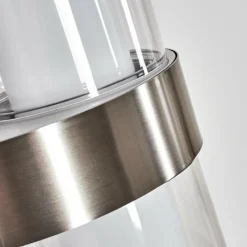 hofstein Blinneberg Luminaire extérieur, Lampe murale d´extérieur LED Nickel mat, 2 lumières