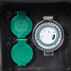 hofstein Bloc de prises électriques d'extérieur Tinú Noir, Pierre