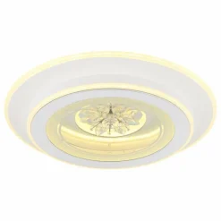 Luminaires Globo Lighting Bluma Plafonnier LED Blanc, 1 lumière, Télécommandes* Éclairage Led