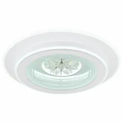 Luminaires Globo Lighting Bluma Plafonnier LED Blanc, 1 lumière, Télécommandes* Éclairage Led