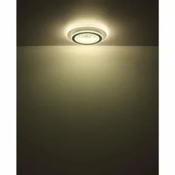 Luminaires Globo Lighting Bluma Plafonnier LED Blanc, 1 lumière, Télécommandes* Éclairage Led