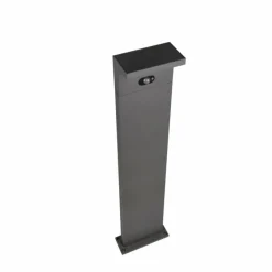 Luminaires Trio Blyde Lampadaire d'extérieur LED Anthracite, 1 lumière, Détecteur de mouvement