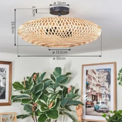 Luminaires Scandinaves-hofstein Boggsjo Plafonnier Noir, 2 lumières