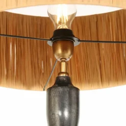 Luminaires Steinhauer Bois Lampadaire Noir, 1 lumière* Lampadaires Et Lampes Sur Pied