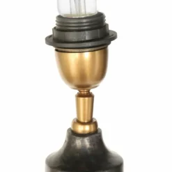 Lampes En Tissu-Luminaires Steinhauer Bois Lampadaire Noir, 1 lumière