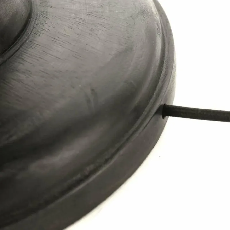 Lampes En Tissu-Luminaires Steinhauer Bois Lampadaire Noir, 1 lumière