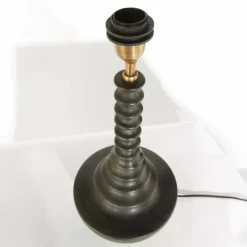 Luminaires Steinhauer Bois Lampe à poser Noir, 1 lumière* Lampes À Poser