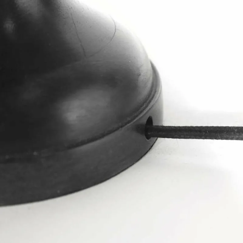 Lampes En Tissu-Luminaires Steinhauer Bois Lampe à poser Noir, 1 lumière