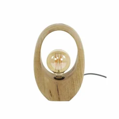 Lampes En Bois-hofstein Boleiros Lampe à poser Écru, 1 lumière