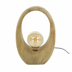 Lampes En Bois-hofstein Boleiros Lampe à poser Écru, 1 lumière