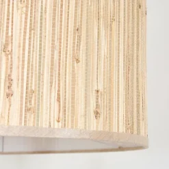 Luminaires Scandinaves-hofstein Bongal Lampadaire Brun, Écru, Noir, 1 lumière