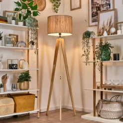 Luminaires Scandinaves-hofstein Bongal Lampadaire Écru, 1 lumière