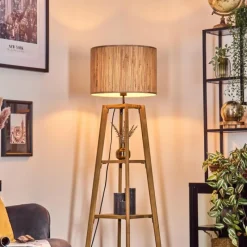 Luminaires Scandinaves-hofstein Bongal Lampadaire Écru, 1 lumière
