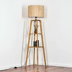 Luminaires Scandinaves-hofstein Bongal Lampadaire Écru, 1 lumière