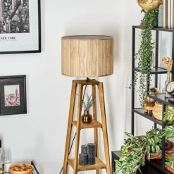 Luminaires Scandinaves-hofstein Bongal Lampadaire Écru, 1 lumière