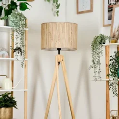 Luminaires Scandinaves-hofstein Bongal Lampadaire Écru, 1 lumière