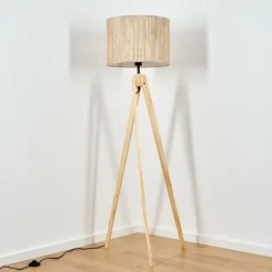 Luminaires Scandinaves-hofstein Bongal Lampadaire Écru, 1 lumière
