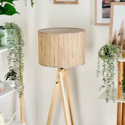 Luminaires Scandinaves-hofstein Bongal Lampadaire Écru, 1 lumière