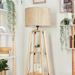 Luminaires Scandinaves-hofstein Bongal Lampadaire Écru, 1 lumière