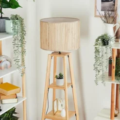 Luminaires Scandinaves-hofstein Bongal Lampadaire Écru, 1 lumière