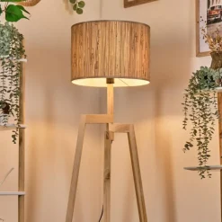 Luminaires Scandinaves-hofstein Bongal Lampadaire Écru, 1 lumière