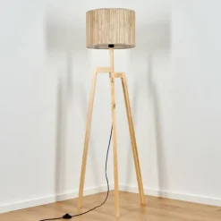 Luminaires Scandinaves-hofstein Bongal Lampadaire Écru, 1 lumière