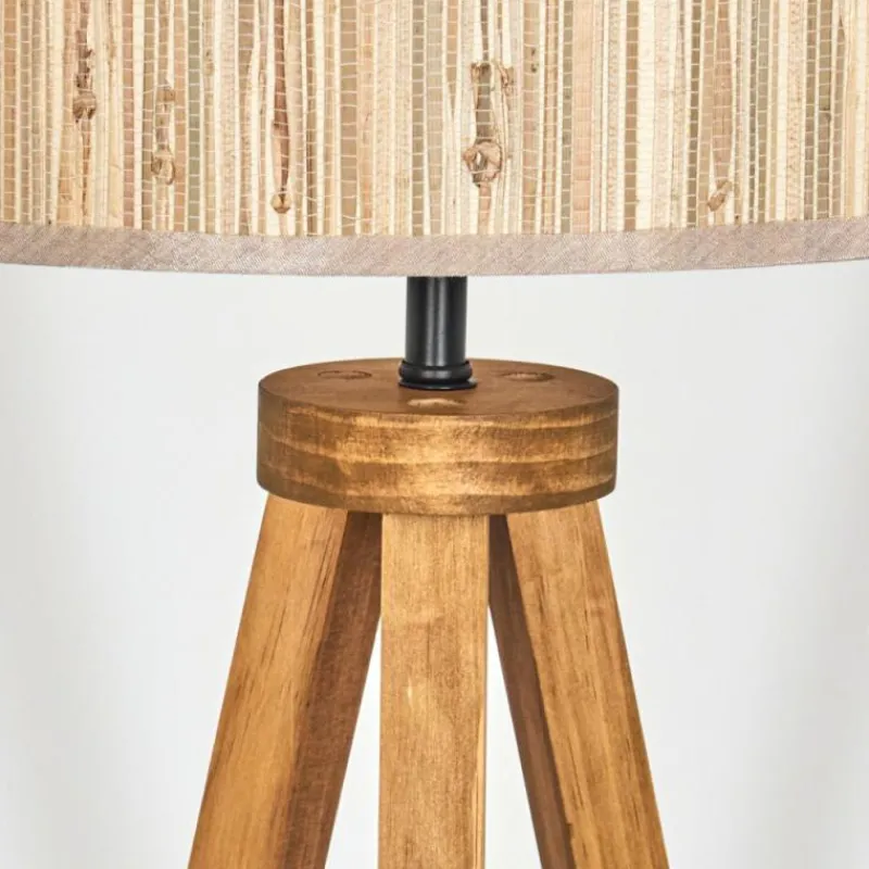 Luminaires Scandinaves-hofstein Bongal Lampadaire Écru, 1 lumière