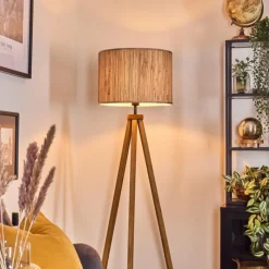 Luminaires Scandinaves-hofstein Bongal Lampadaire Écru, 1 lumière