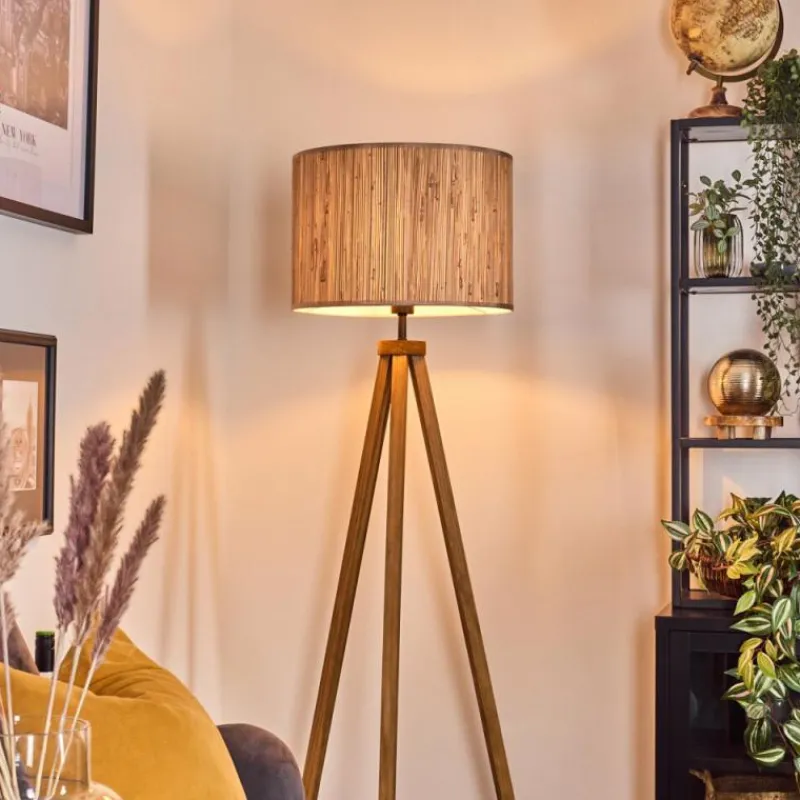 Luminaires Scandinaves-hofstein Bongal Lampadaire Écru, 1 lumière