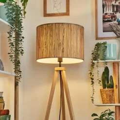 Luminaires Scandinaves-hofstein Bongal Lampadaire Écru, 1 lumière