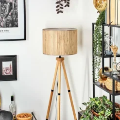 Luminaires Scandinaves-hofstein Bongal Lampadaire Écru, 1 lumière