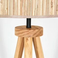 Luminaires Scandinaves-hofstein Bongal Lampadaire Écru, 1 lumière