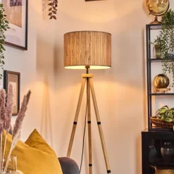 Luminaires Scandinaves-hofstein Bongal Lampadaire Écru, 1 lumière