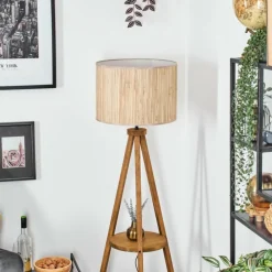 Luminaires Scandinaves-hofstein Bongal Lampadaire Écru, 1 lumière