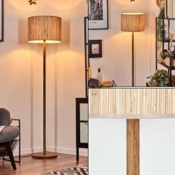 Luminaires Scandinaves-hofstein Bongal Lampadaire Écru, 1 lumière