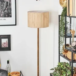 Luminaires Scandinaves-hofstein Bongal Lampadaire Écru, 1 lumière