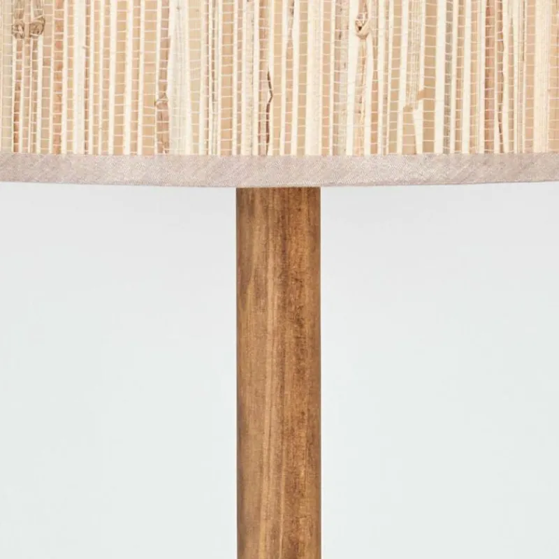 Luminaires Scandinaves-hofstein Bongal Lampadaire Écru, 1 lumière