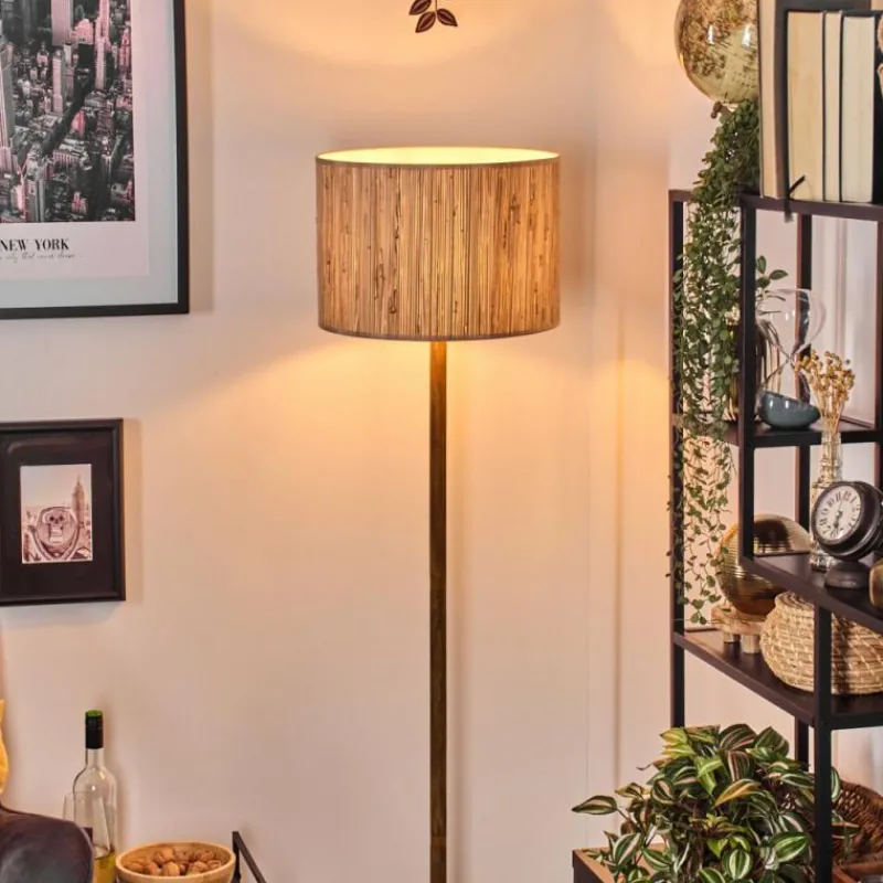 Luminaires Scandinaves-hofstein Bongal Lampadaire Écru, 1 lumière