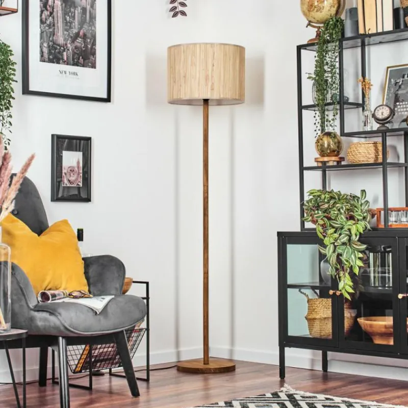 Luminaires Scandinaves-hofstein Bongal Lampadaire Écru, 1 lumière