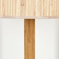 Luminaires Scandinaves-hofstein Bongal Lampadaire Écru, 1 lumière