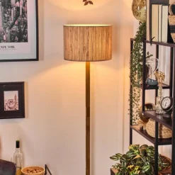 Luminaires Scandinaves-hofstein Bongal Lampadaire Écru, 1 lumière