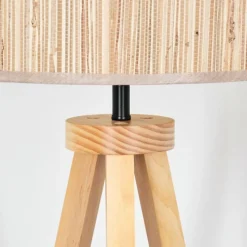 Luminaires Scandinaves-hofstein Bongal Lampadaire Écru, 1 lumière