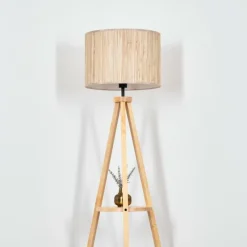 Luminaires Scandinaves-hofstein Bongal Lampadaire Écru, 1 lumière